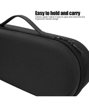 Hair Dryer Case Firm Wear Resistant Ergonomic Handle Impact Resistant Hair Dryer Accessories Case for Business Trip for HD01 HD03(Black) - Buy Online on GoSupps.com