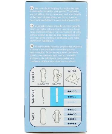 Natracare 100% Organic Cotton Tampons Super w/applicator - 16 Tampons - Buy Online on GoSupps.com