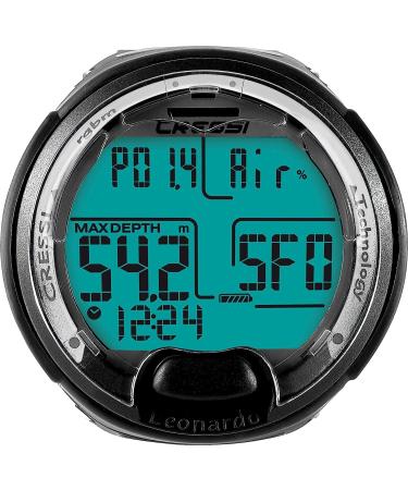 Cressi Leonardo Diving Computer - Italian Quality Since 1946 (Black/Grey) - Buy Online on GoSupps.com