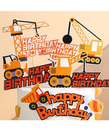 Personalised Cake Toppers Cake Decorations Cake Toppers for Kids Engineering Vehicle Car Cake Decorations Birthday Party Dessert Baking Decor Supplie (Color : C) (Color : E) (Color : C) - Buy Online on GoSupps.com