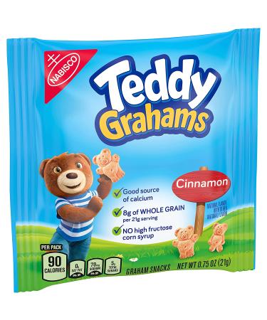 Teddy Grahams Cinnamon Snacks - 0.75oz Bags (Pack of 150) - Buy Online on GoSupps.com