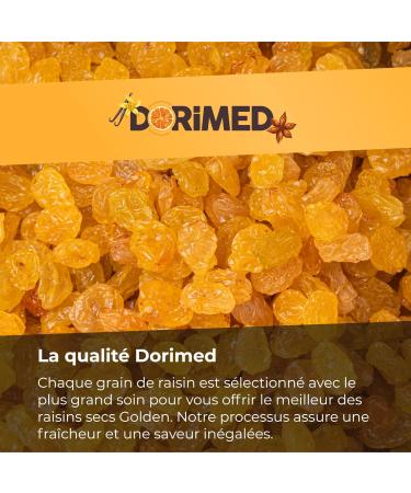 Raisins 1 Kg | Golden Raisins | Yellow Raisins | Golden Raisins | No Added Sugar | GMO Free | High in Fiber | Resealable Bag | Vegan I Sweet and Soft Seedless Raisins - Buy Online on GoSupps.com