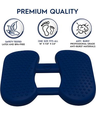 Bouncyband Wiggle Feet - Dark Blue 12x15x2.5 Foot Fidget Cushion for Sensory & ADHD - Alleviate Anxiety, Stress, Hyperactivity & Boredom - Buy Online on GoSupps.com