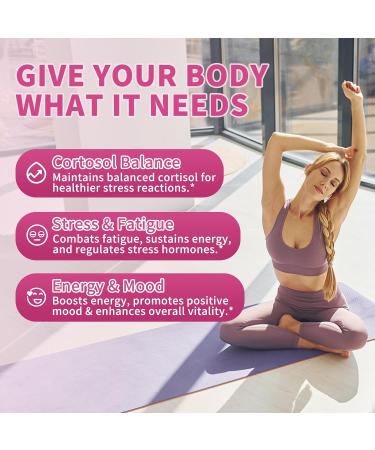 Cortisol Gummies for Women Cortisol Supplements for Women-Relaxation and Mood Cortisol Reducer with Ashwagandha Rhodiola Rosea etc. Cortisol Manager Gummies Vegan Apple Flavor 60 Count 60 Count (Pack of 1) - Buy Online on GoSupps.com