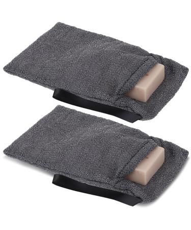 Buy WLLHYF 2PCS Exfoliating Soap Bag Saver - Mesh Bar & Scented Soap Lather Pouch - Foaming Shower & Bath Body Scrubber for Men & Women (Gray - Buy Online on GoSupps.com