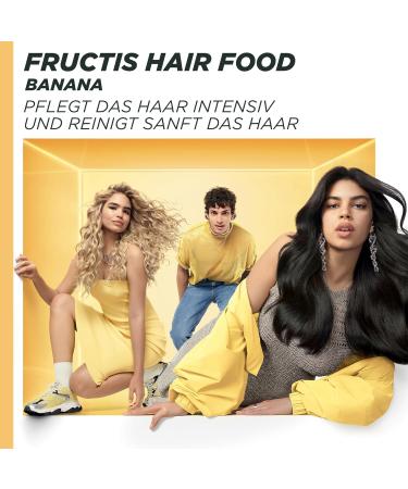 Garnier Fructis Nourishing Bananas Leave-In Treatment | 3 in 1 Hair Food for Dry Hair | Silicone-Free 400ml - Buy Online on GoSupps.com