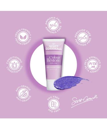 Scott Cornwall Colour Restore Toner Cool Ash 100ml - Ash Toning Treatment (Pack of 1) - Buy Online on GoSupps.com