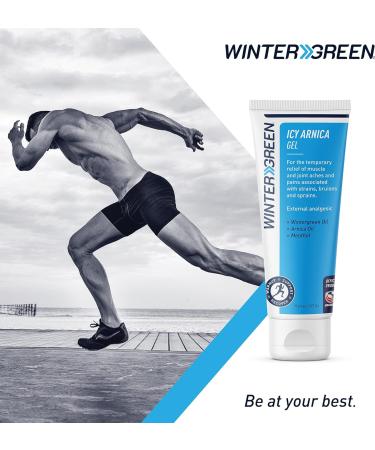 Wintergreen Ice Gel 2.5 Fl Oz - 2% Menthol Muscle & Joint Relief - 75mL Cold Therapy - Buy Online on GoSupps.com