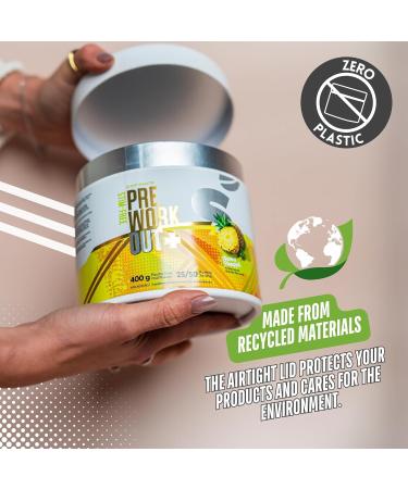Shop Sante Pre Workout Plus Stim-Free Caffeine-Free EAA/BCAA with L-Arginine Acetyl-L-Carnitine & L- Citruline Amino Acid Supplement 50 Servings Pineapple - Buy Online on GoSupps.com