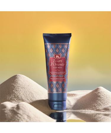  Tesori d'Oriente Tesori d'Oriente - For men shampoo ebony and ginseng enriched with panthenol hydrated and refreshed hair and body 250 ml - Buy Online on GoSupps.com