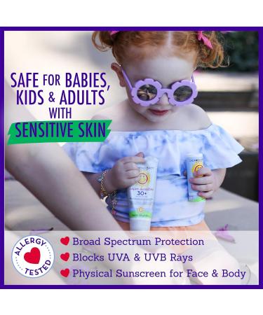 California Baby Super Sensitive SPF 30+ Sunscreen | Broad Spectrum Mineral Formula | Hypoallergenic & Unscented | 170g International Shipping Available - Buy Online on GoSupps.com