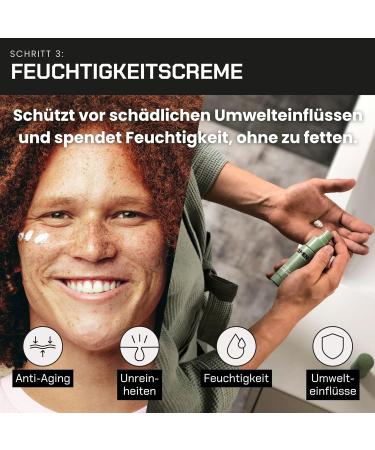 NOUMEN Men's Grooming Kit: Cleansing Gel Moisturizer and Skin Supplement - Vegan and Natural 60 Days Supply Made in Austria - Buy Online on GoSupps.com