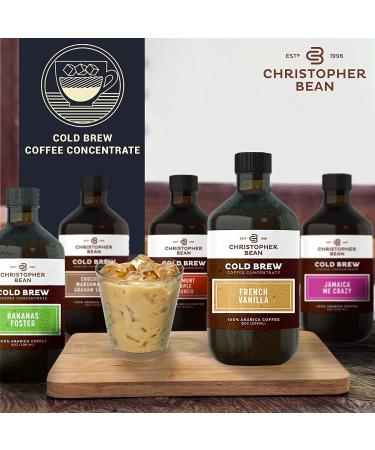 Bananas Foster Cold Brew Concentrate 8oz - Hand Crafted, Unsweetened & 100% Arabica Coffee Extract - Buy Online on GoSupps.com