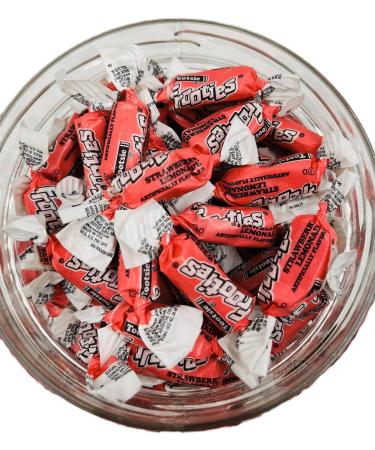 Simway Sweets Jar 680g - Tootsie Footies Strawberry Lemonade Chews - American Sweets - Approximately 180 Pieces - Buy Online on GoSupps.com