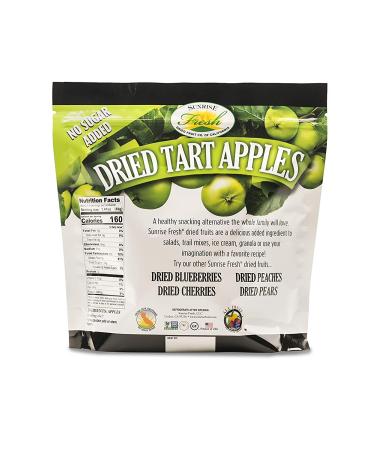 Dried Tart Apple Slices - No Added Sugar - 5oz Bag | Sunrise Fresh Dried Fruit Co - Buy Online on GoSupps.com