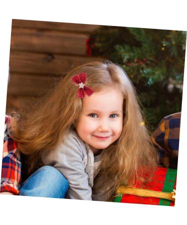 minkissy 4 Pairs Bow Tie Bowknot Hair Ropes Hair Accessories for Kids Ponytail Hair Clip Baby Bows Alligator Hair Clips for Bows Christmas Ponytail Holder Christmas Bowknot Hair Tie Girl - Buy Online on GoSupps.com