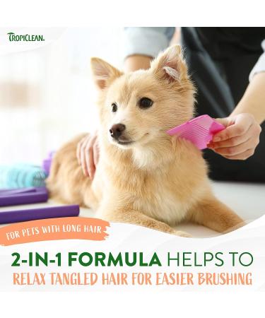 Tropiclean Luxury 2-in-1 Shampoo for Pets - Papaya & Coconut 3.78L | Soap-Free Moisturizing Cleanser for Dogs & Cats - Buy Online on GoSupps.com