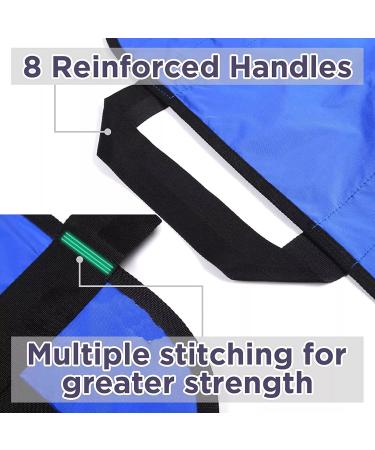 WNFQJJRM 48" x 40" Multipurpose Positioning Bed Pad - Reusable & Washable Transfer Sheet for Turning Lifting & Repositioning for Elderly Incontinence Caregiver - Buy Online on GoSupps.com