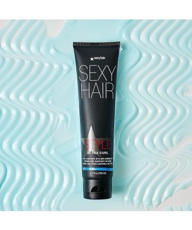 SexyHair Style Ultra Curl Support 5.1 Oz Cr me-Gel | High Control for Defined, Long-Lasting Curls - Buy Online on GoSupps.com