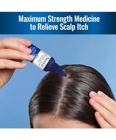 Nizoral Scalp Itch Relief Liquid - Maximum Strength Hydrocortisone 1% | Soothes Calms & Hydrates Scalp Itch | 2 Fl Oz - International Shipping Available - Buy Online on GoSupps.com