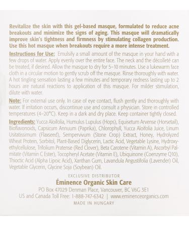 Buy Eminence Eight Greens Phyto Masque - Organic Skin Care for All Skin Types | 2 oz - International Shipping Available - Buy Online on GoSupps.com