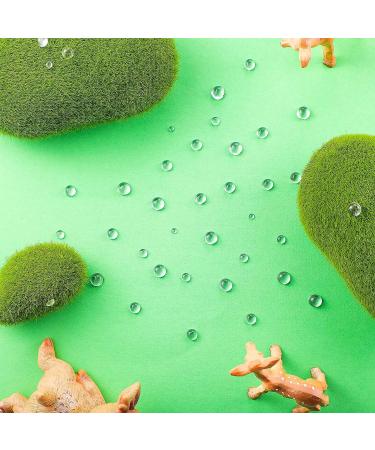 700 Clear Dewdrop Water Droplets Embellishments - Round Resin Beads for DIY Crafts - Scrapbooking Decor with Storage Box - Buy Online on GoSupps.com