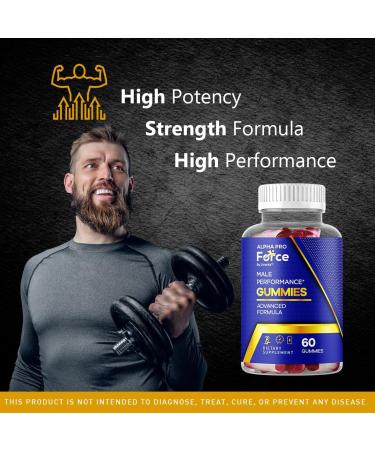 (3 Pack) Alpha Pro Force Gummies For Men - Official Alpha Pro Force Gummies Natural Premium Support Overall Health & Wellnes AlphaPro Force Advanced Formula Maximum Strength 180 Gummies For 3 Months - Buy Online on GoSupps.com