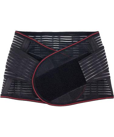 XXL Back Support Belt with Stabilization Bars & Tract Straps for Pain Relief & Posture Correction - International Shipping - Buy Online on GoSupps.com