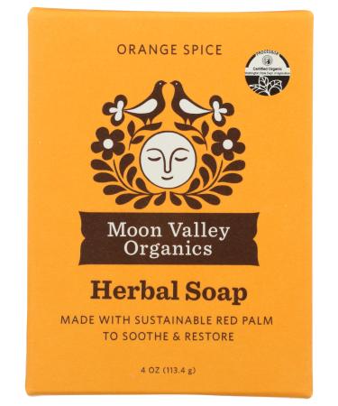 MOON VALLEY ORGANICS Orange Spice Soap 4 OZ