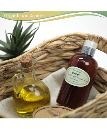 Dr. Adorable 100% Pure Australian Emu Oil - Triple Refined Organic, 8 Oz - Buy Online on GoSupps.com