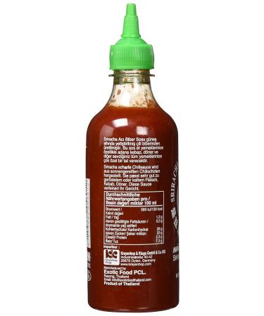 Flying Goose Sriracha Chili Sauce - Original Hot Green Cap | 455ml | Authentic Thai Hot Sauce for International Shipping - Buy Online on GoSupps.com