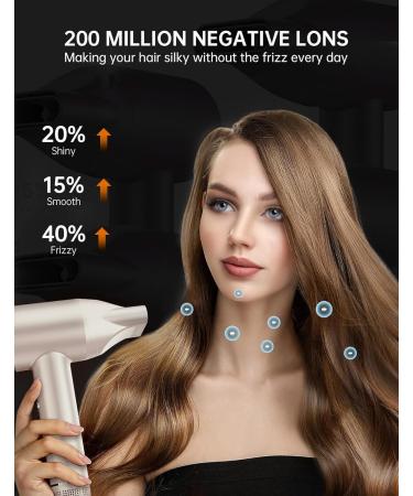 Ionic Hair Dryer with Brushless Motor | Fast Drying Temperature Controlled Lightweight & Quiet | Ideal for All Hair Types - Light Gold - Buy Online on GoSupps.com