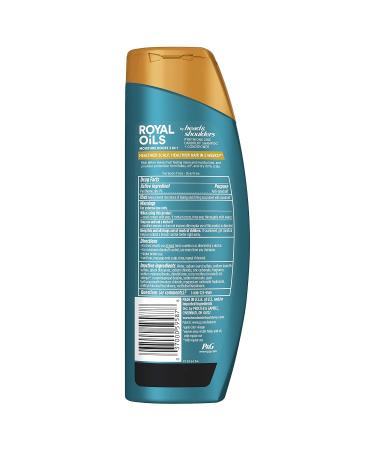 Head & Shoulders 2-in-1 Dandruff Shampoo & Conditioner - Royal Moisture Boost with Coconut Oil & Apple Cider Vinegar - Sulfate Free 13.5 Fl Oz | Scalp Care for Curly & Natural Hair - Buy Online on GoSupps.com