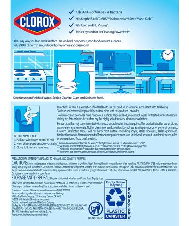 Clorox Disinfecting Wipes Value Pack - 75 Count Each, Pack of 3 (Package May Vary) - Buy Online on GoSupps.com