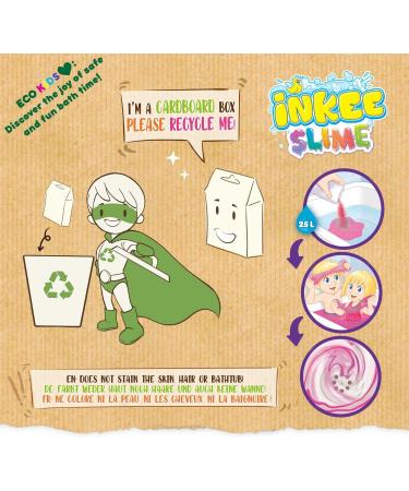 Inkee Bath Slime Unicorn Set | 10x 100g Bubble Gum Aroma Mucus Powder | Vitamin E Bathing Glibber Mucus | International Shipping - Buy Online on GoSupps.com