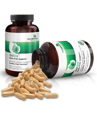 FutureBiotics Detox Daily Liver Support - 60 Vegetarian Capsules for Optimal Liver Health - Buy Online on GoSupps.com