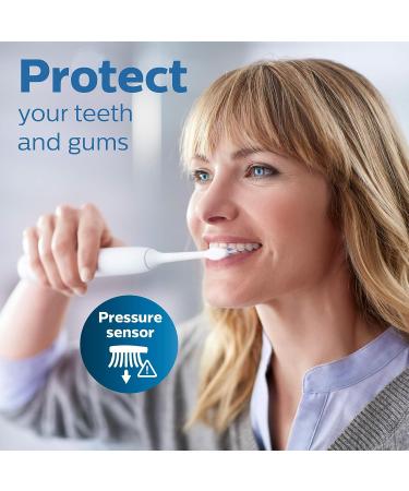 Philips Sonicare ProtectiveClean 6100 Electric Toothbrush White HX6877/33 - Frustration Free Packaging - Buy Online on GoSupps.com