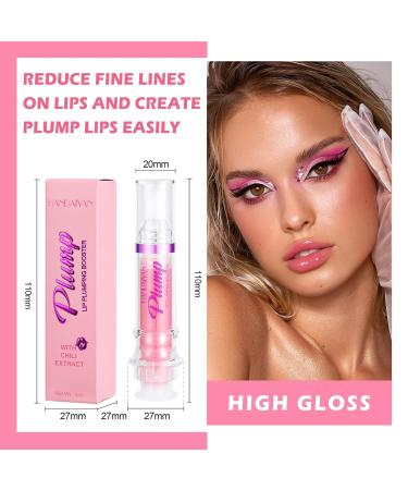 Korean Clear Lip Oil Gloss - Ultra-Hydrating Tinted Lip Plumper with Chili Extract | Nourishing & Full Lips - 02 Baby Pink - Buy Online on GoSupps.com