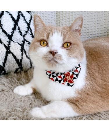 Necoichi Ninja Cat Bandana Collar - Black | Stylish and Adjustable for Your Feline Friend - Buy Online on GoSupps.com