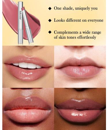  LYSdefeu Tinted Lip Balm - 1 Honey Moisturizing Lipstick - Natural Tinted Lip Balm - Long-Lasting Moisturizing Lip Care - For Repairing Dry Lips - Pink - Buy Online on GoSupps.com