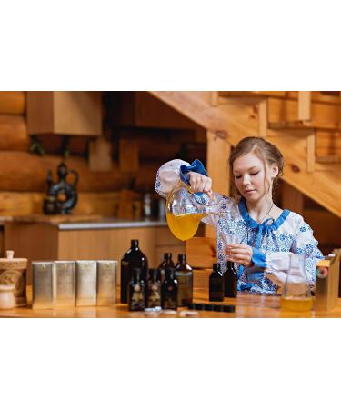 Premium Siberian Cedar Nut Oil - Cold Pressed 100ml | Enriched with Cedar Resin | Authentic Russian Oil from Kins Eco-Settlement - Buy Online on GoSupps.com