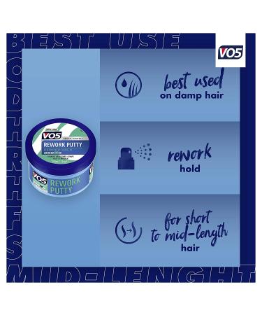 VO5 Extreme Style Rework Putty 150ml - Sculpt and Define Your Look - Buy Online on GoSupps.com