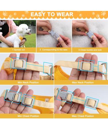 Premium Adjustable Cat Dishes - Break-Safe Design with Leash & Soft Chest Harness | Ideal for Kittens & Puppies - Buy Online on GoSupps.com