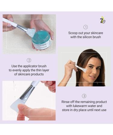 MyoLift 7e Wellness Silicone Brush - Facial Skincare Mask Applicator for Anti-Aging | Reusable, Soft & Durable Face Mask Tool for DIY Masks | Easy-to-Clean - Buy Online on GoSupps.com