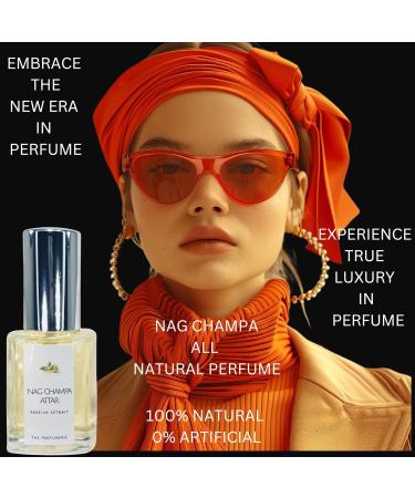 Nag Champa Attar Essential Oil Perfume 30ml Vegan Clean Botanical Perfume Essence No Synthetics! All-Natural Made With Certified Organic Cane Alcohol- Cruelty-Free Phthalate-Free Paraben-Free Gluten-Free - Buy Online on GoSupps.com