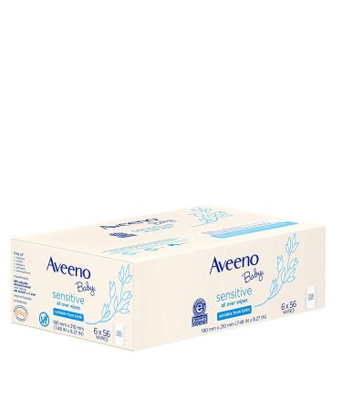 Aveeno Baby Sensitive All Over Wipes  Hypoallergenic & Fragrance-Free  56 Count (Pack of 6) Aveeno Baby All Over Wipes 336 ct - Buy Online on GoSupps.com