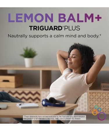TriGuard Lemon Balm Plus Tincture - Calming Stress Relief & Immune Support | Elderberry, Olive Leaf Extract | 2 fl oz Alcohol-Free - Buy Online on GoSupps.com