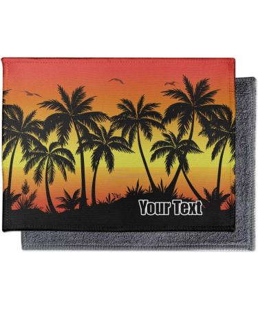 Personalized Tropical Sunset Microfiber Screen Cleaner - YouCustomizeIt | Customizable & Eco-Friendly Screen Cleaning Solution - Buy Online on GoSupps.com
