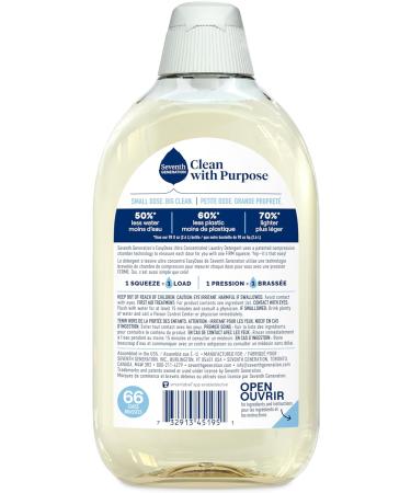 Buy Seventh Generation Baby Easy Dose Laundry Detergent - Ultra Concentrated Free & Clear (23 oz) | Eco-Friendly Hypoallergenic International Shipping Available - Buy Online on GoSupps.com