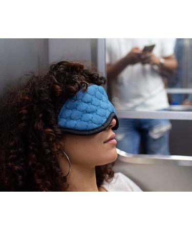 Bewell Adjustable Eye Mask for Travel and Sleep Aid - Gray Blue - Buy Online on GoSupps.com